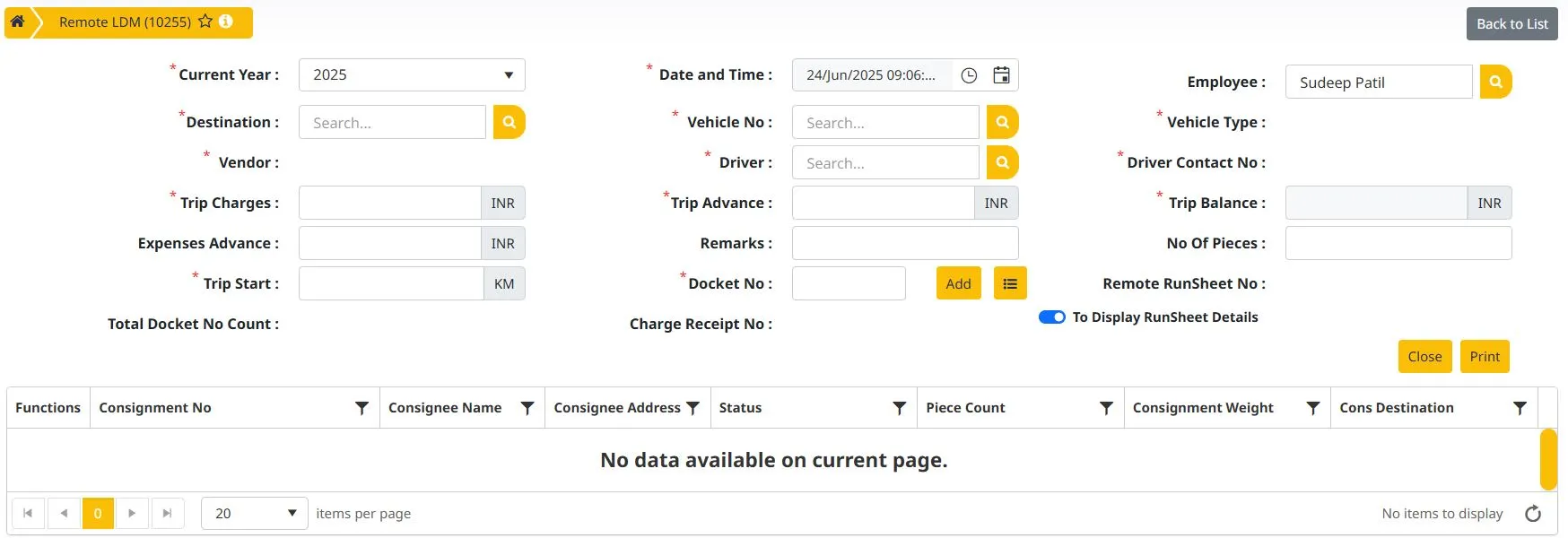 dashboard image