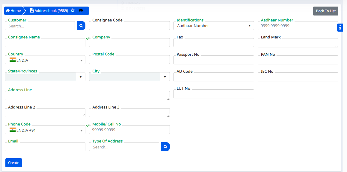 Courier management software daily sales report