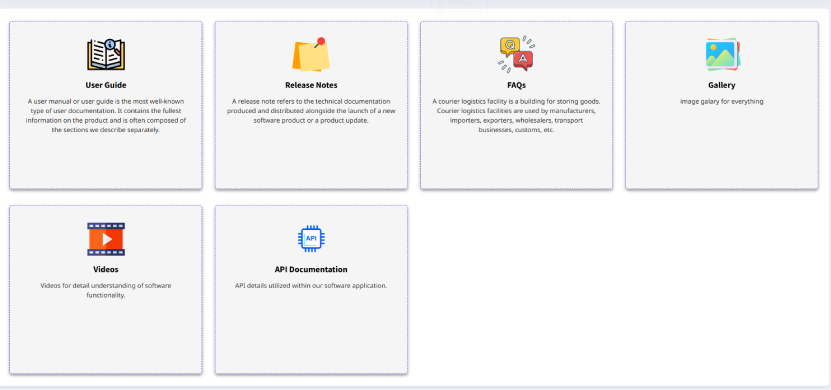 help screen image